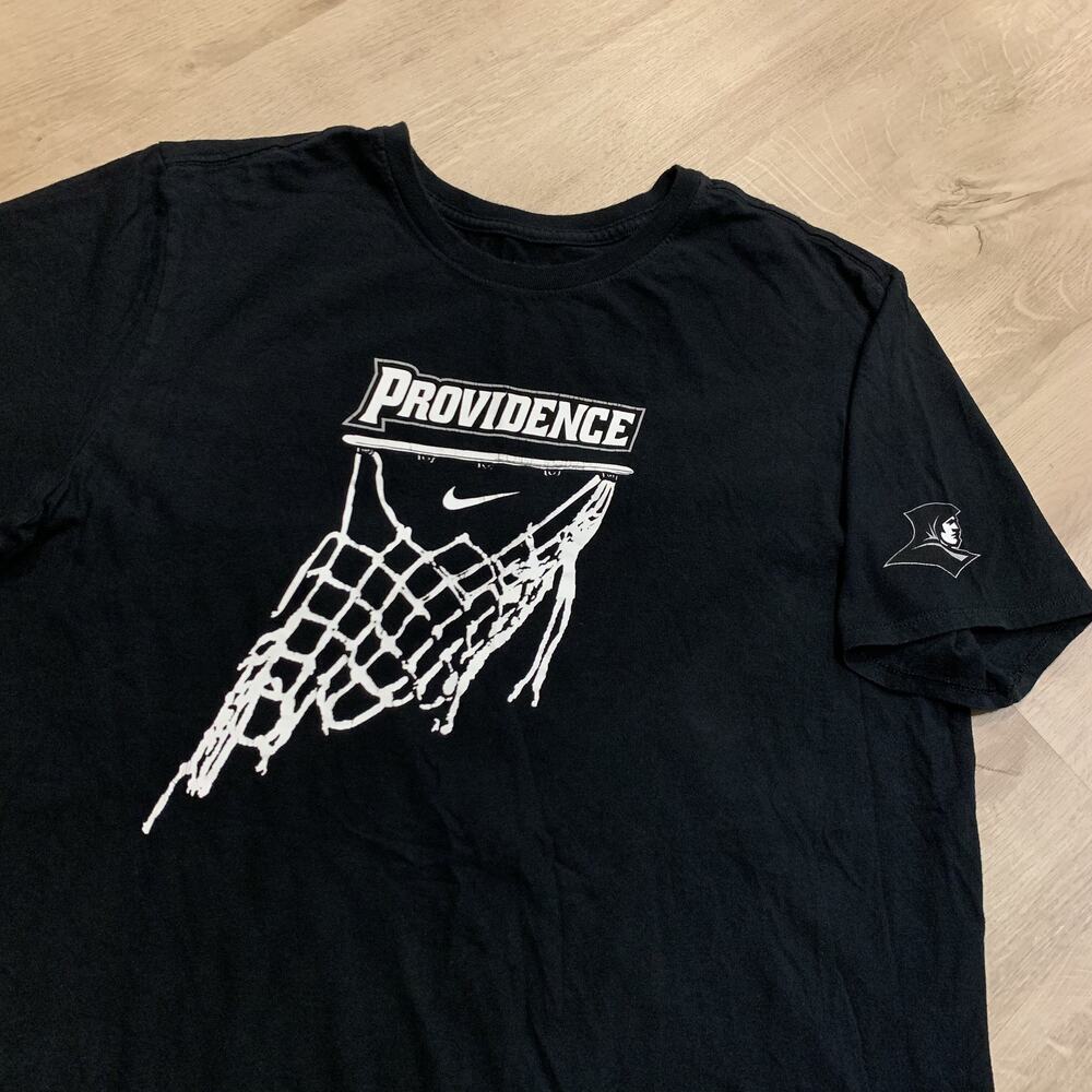 Nike Providence College PC Friars Basketball T-Shirt Men's Large L Black Tee - Picture 2 of 6